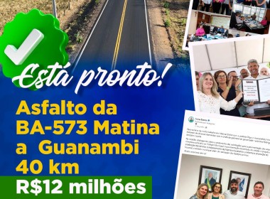 RECUPERAO DO ASFALTO DE GUANAMBI  MATINA  CONCLUDO